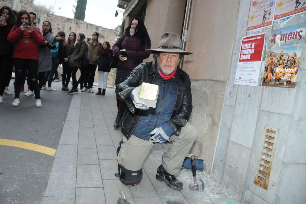 Manresa posa les primeres plaques Stolpersteine