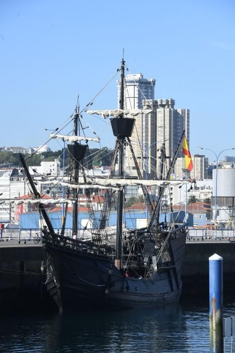 Réplicas de navíos históricos, en A Coruña