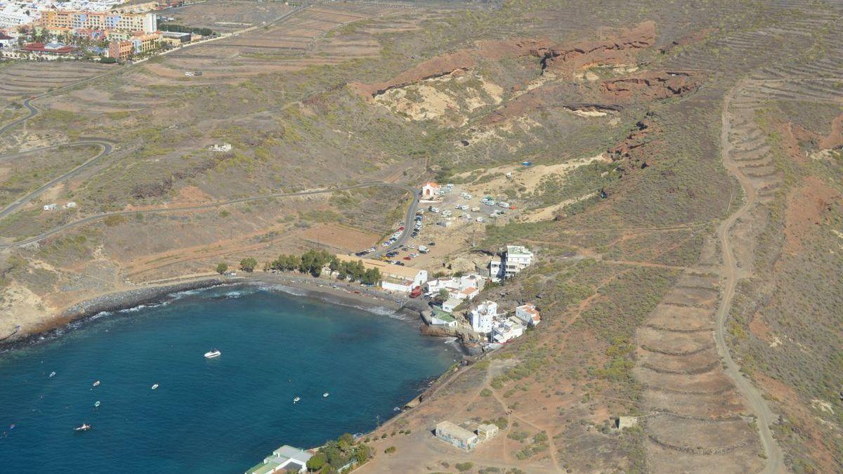 Foto aérea del terreno donde está previsto el desarrollo del complejo turístico Cuna del Alma.