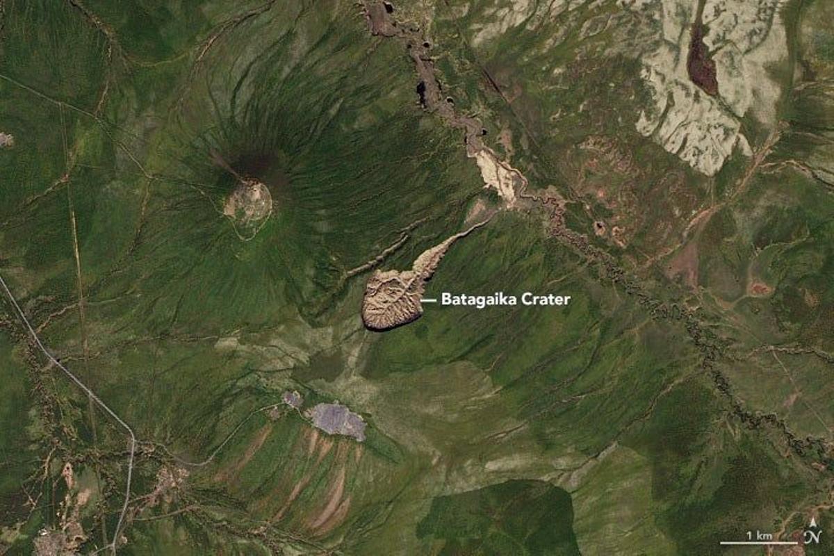 Cráter de Batagaika, Siberia