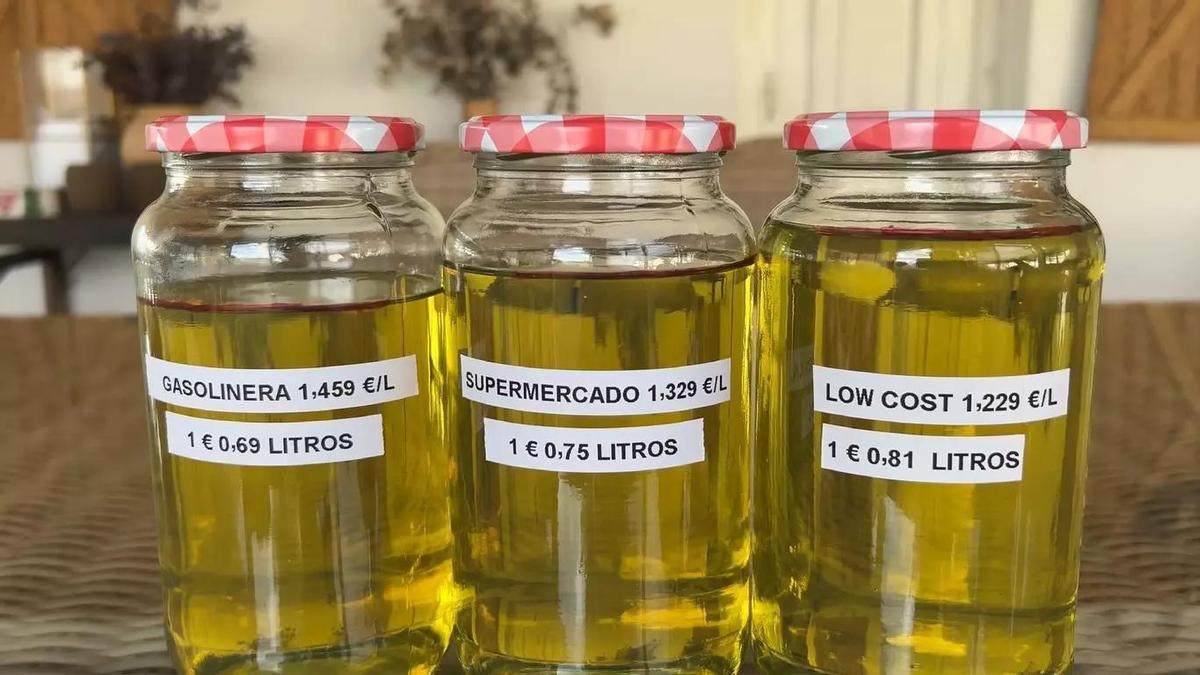Los combustibles comparados por el youtuber alicantino Papayerix.
