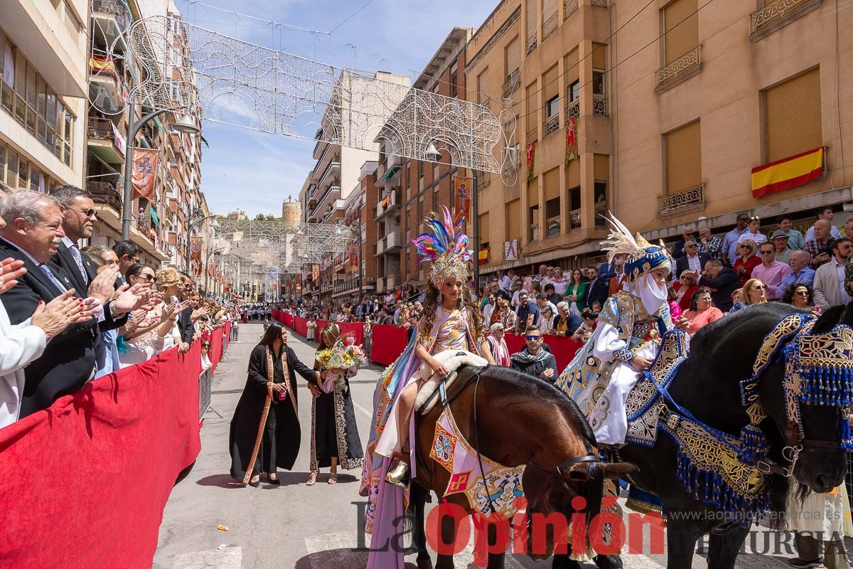 Desfile infantil del Bando Moro en las Fiestas de Caravaca