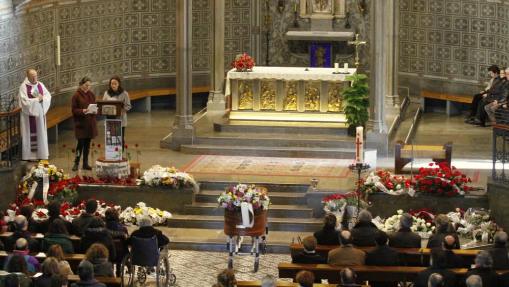 Funeral de l'exalcalde de Blanes, Josep Marigó