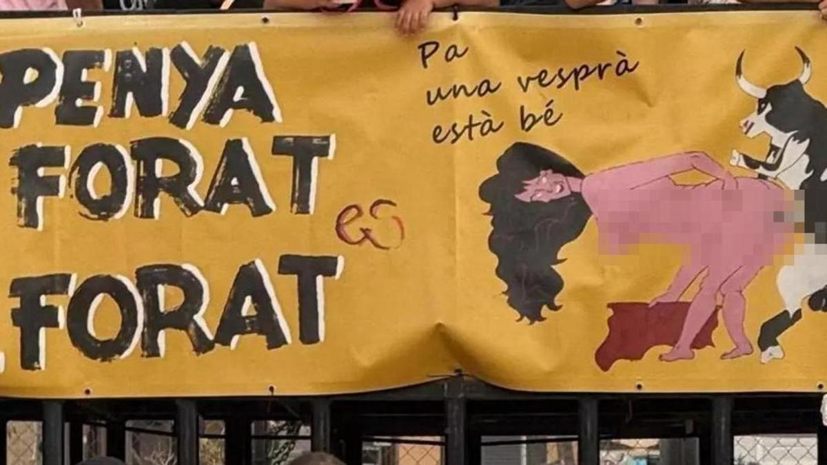 Imagen del cartel de la peña.