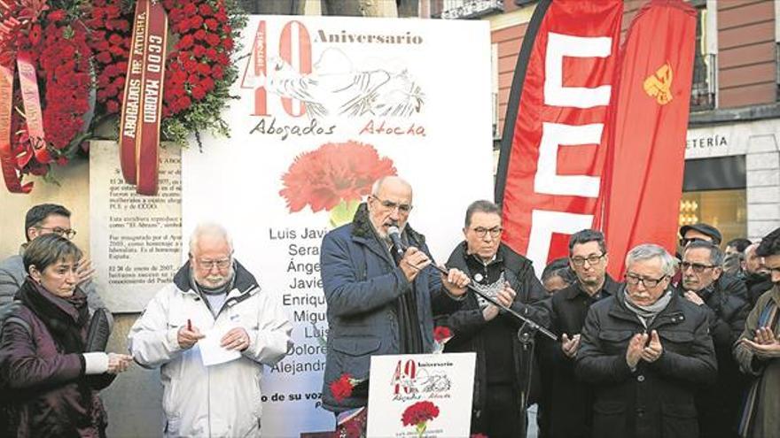 40 años de la matanza de atocha, un legado para   la democracia