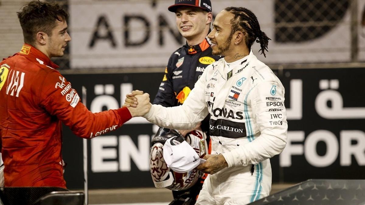 Leclerc y Hamilton, en sintonía