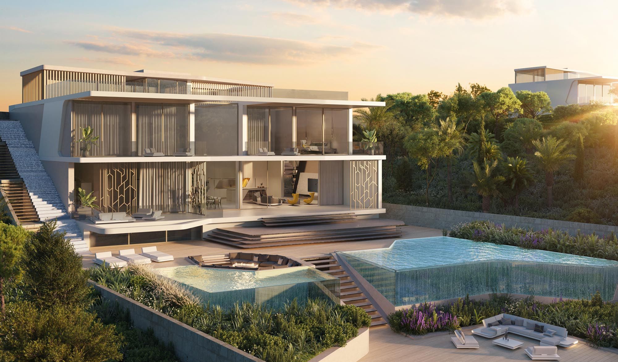 Todas las imágenes nueva villa de lujo que una promotora de Dubai está construyendo en Málaga