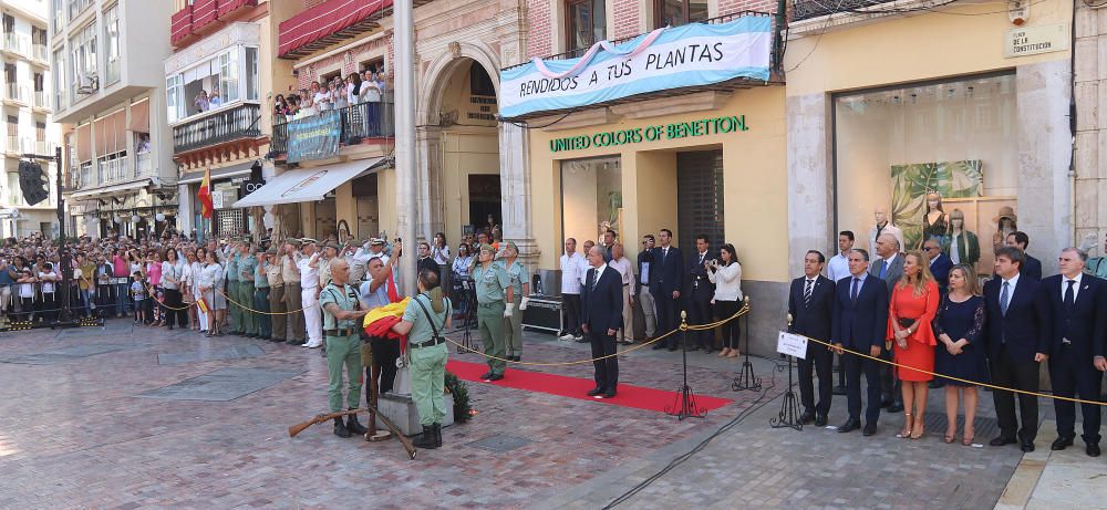 Desfile de la Legión en Málaga por el Día de las Fuerzas Armadas