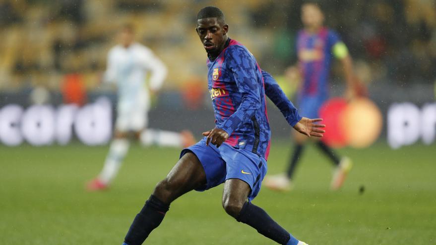 Dembélé volvió a jugar un partido oficial cinco meses después de su lesión muscular.