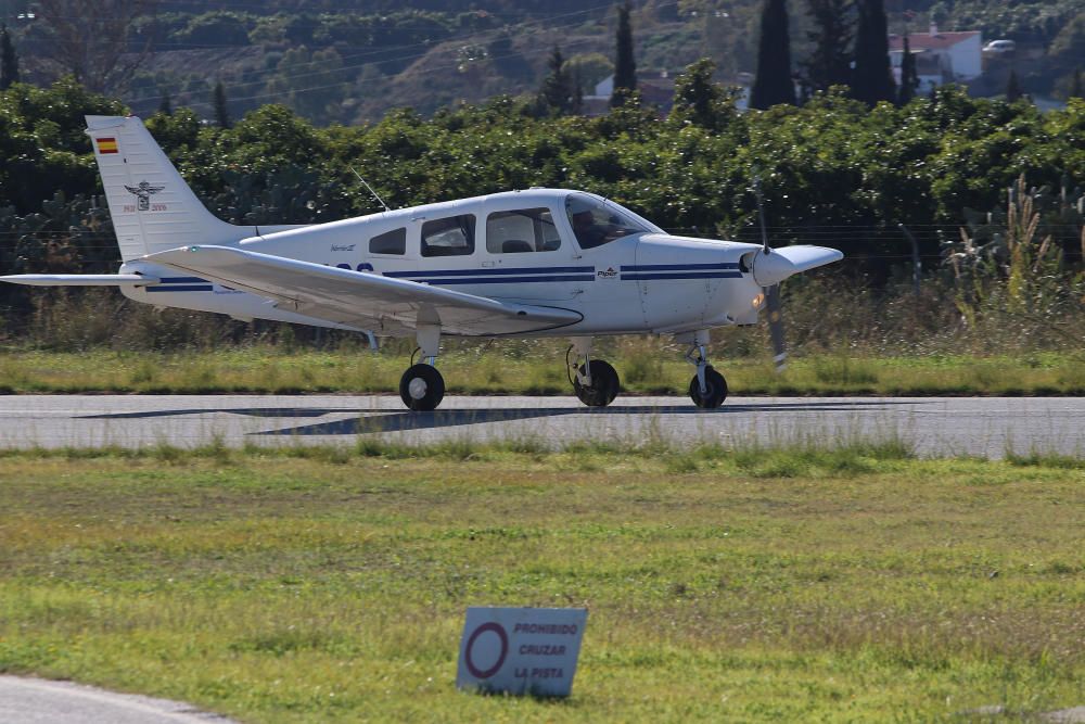 Así es en el aeródromo de la Axarquía