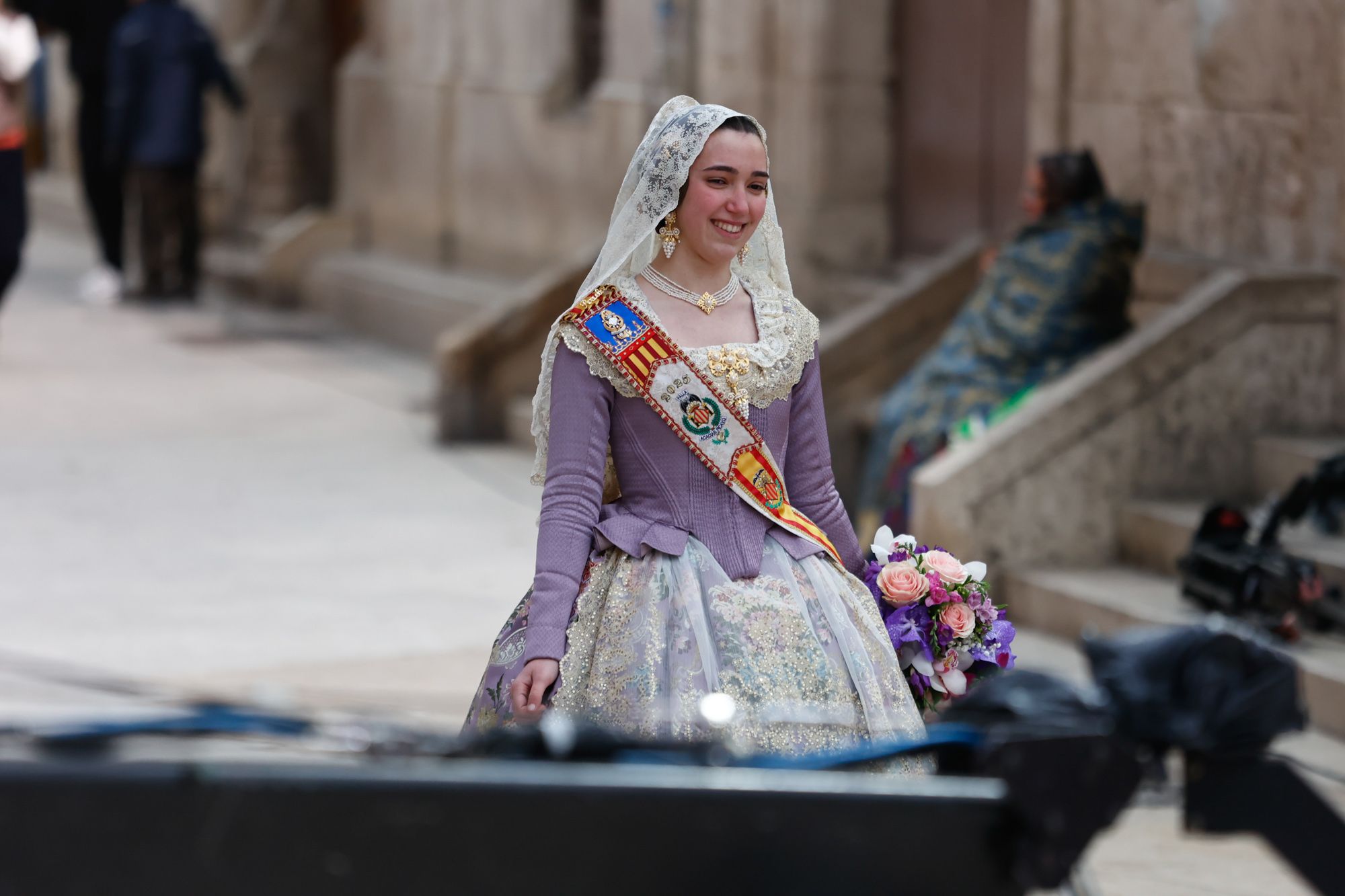 Falleras Mayores en la Ofrenda 2025. Día 17 (1/4)