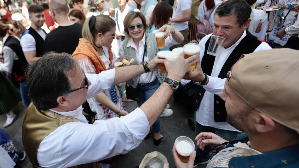 La cerveza riega los festejos del Bando de la Huerta 2023.