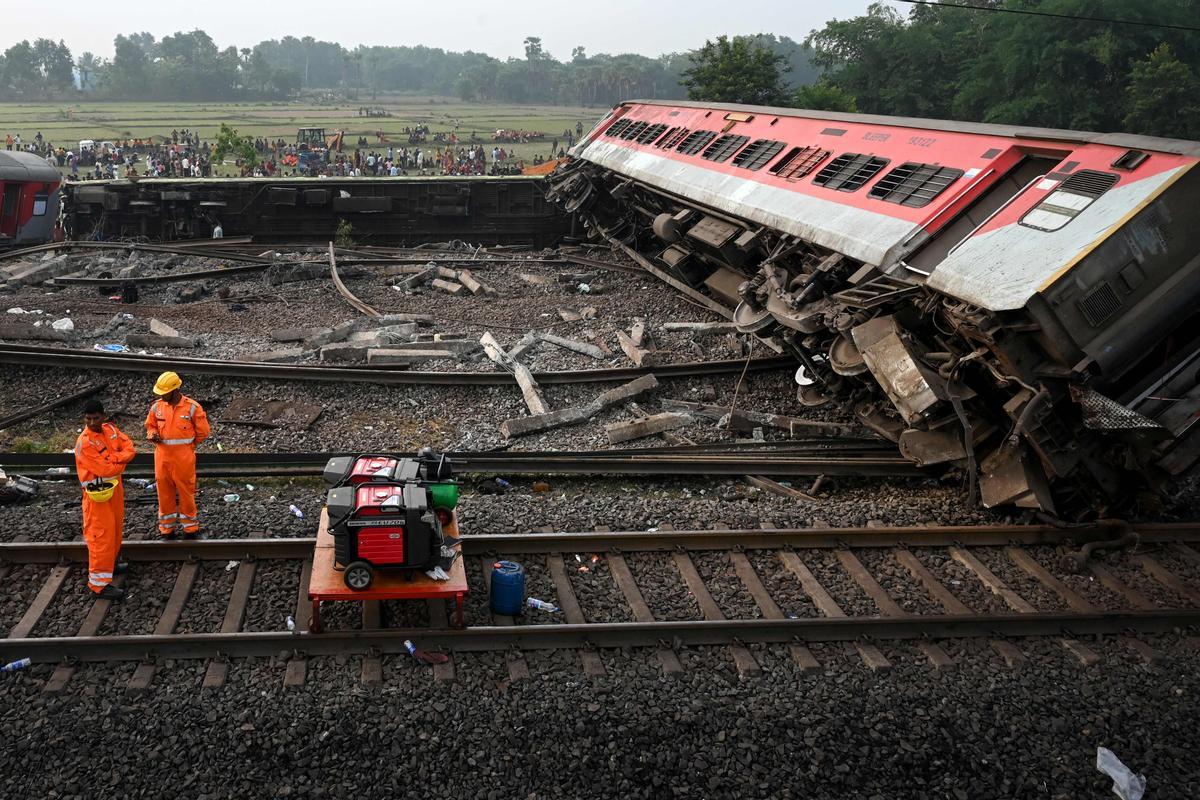 Accidente mortal de tren en la India