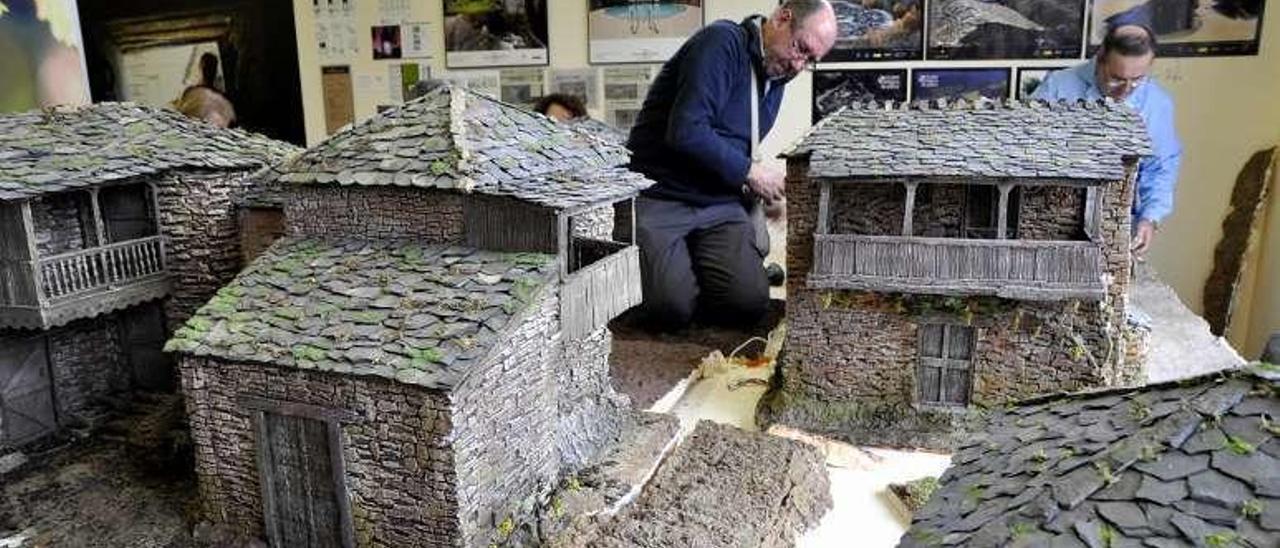 Detalle de varios corredores, característicos del pueblo medieval de Argul.