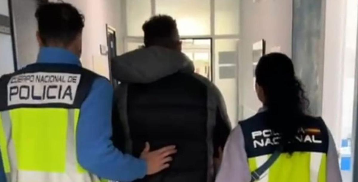 Imatge del sospitós detingut per la Policia a Girona.