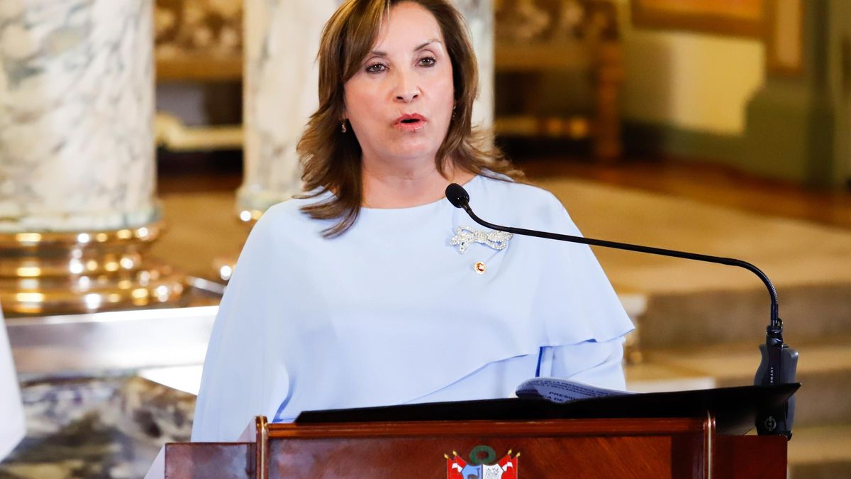 La presidenta peruana Dina Boluarte.