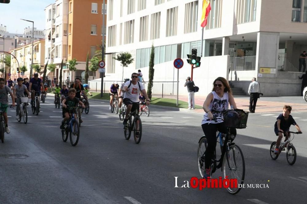 Ciclopaseo para clausular en Lorca los JDG