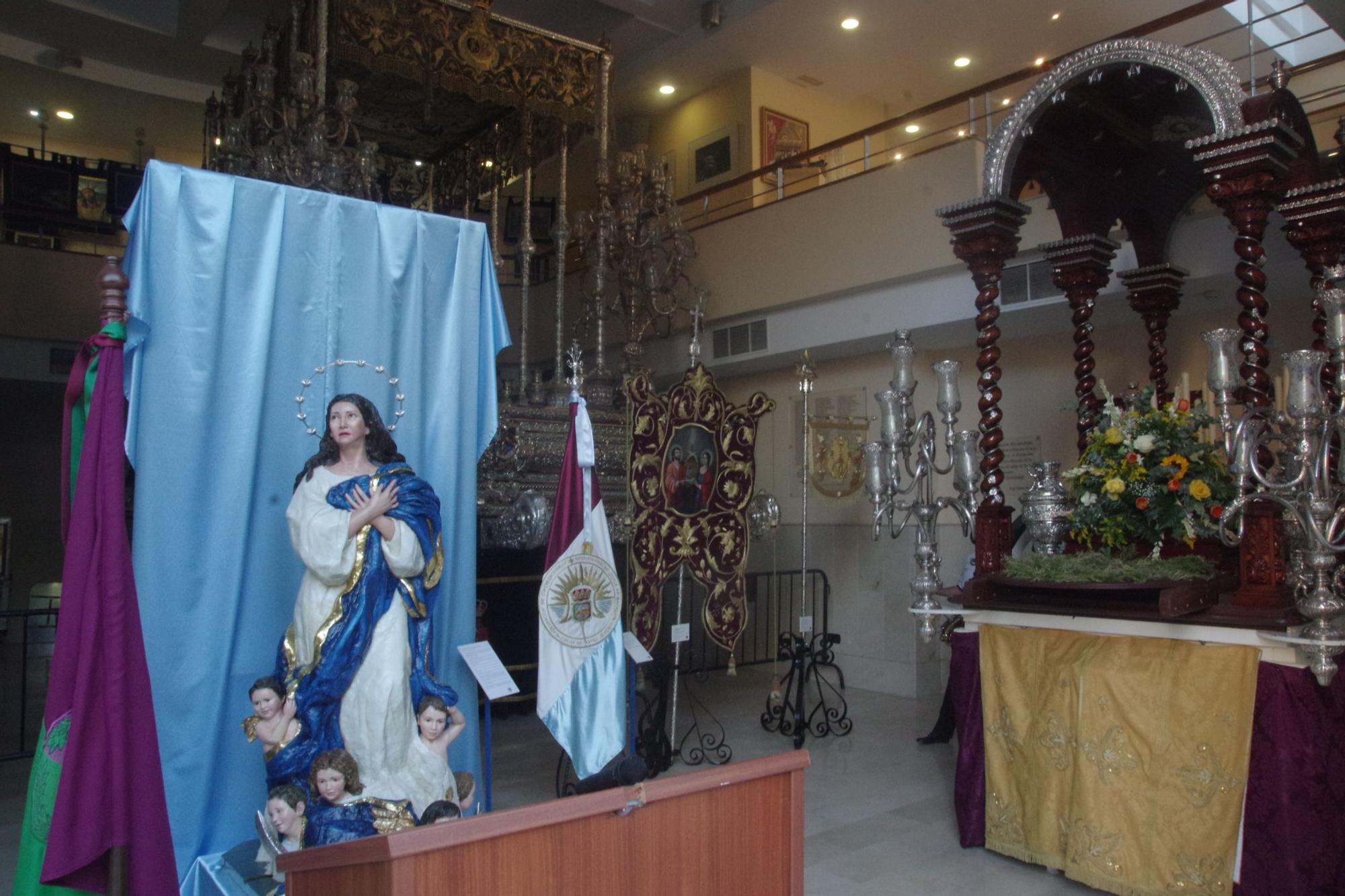 Exposición del patrimonio de las hermandades de Gloria de Málaga