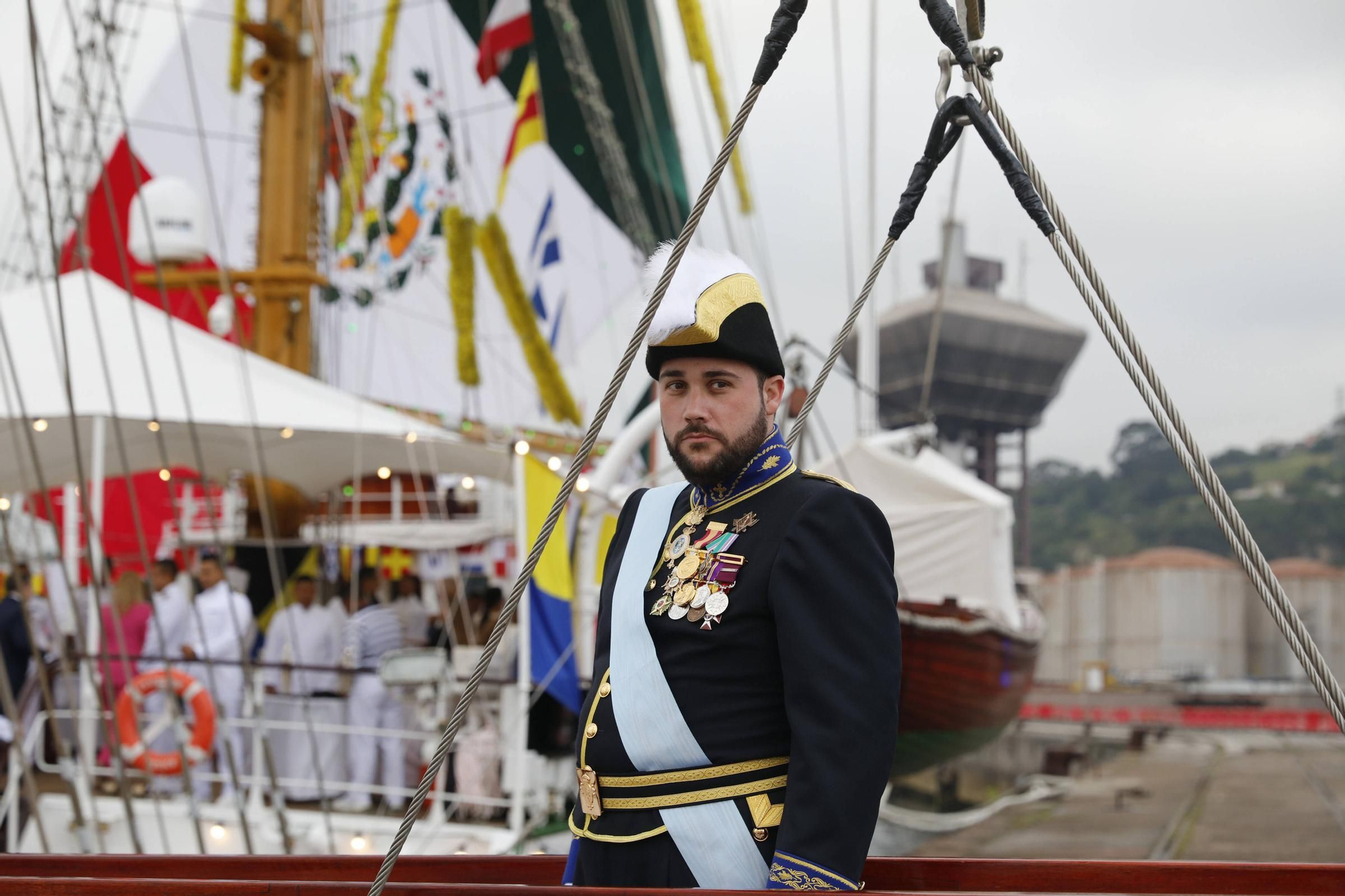 En imágenes: Así es el «Cuauhtémoc», el imponente barco de México que acaba de llegar a Gijón