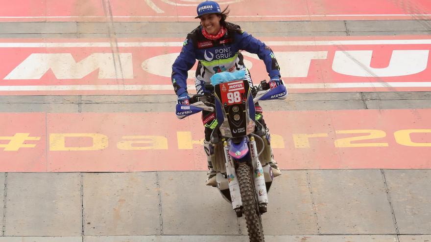 La piloto Sara García se sitúa en el 114º lugar tras la segunda jornada del Dakar 2019