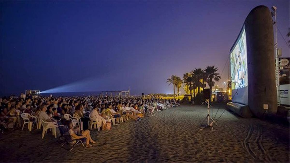 Cine de verano en las playas de Málaga