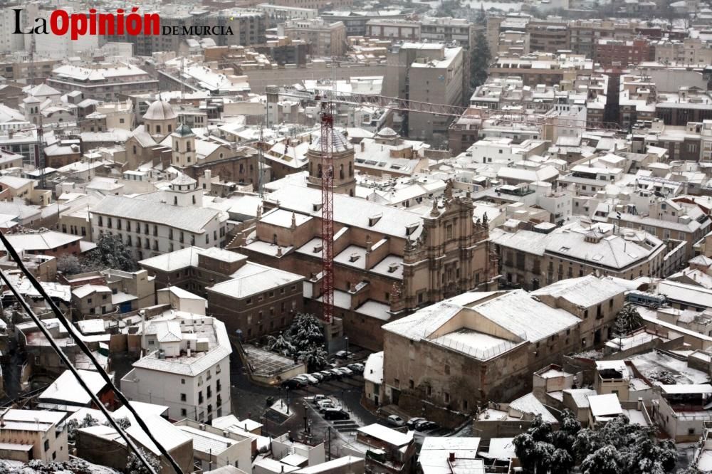 Gran nevada en Lorca