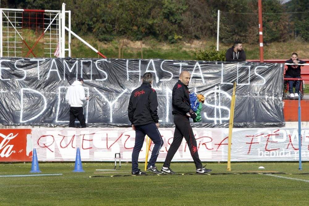 Entrenamiento del Sporting