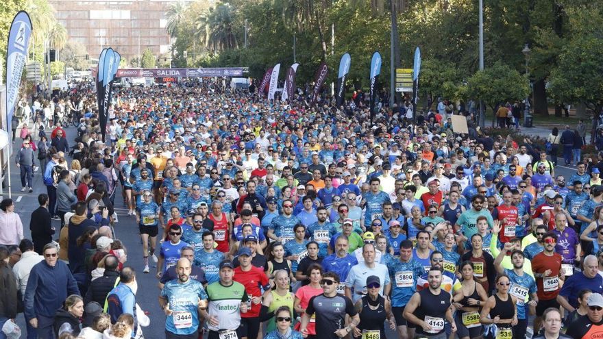 La espectacular salida de la Media Maratón de Córdoba 2024