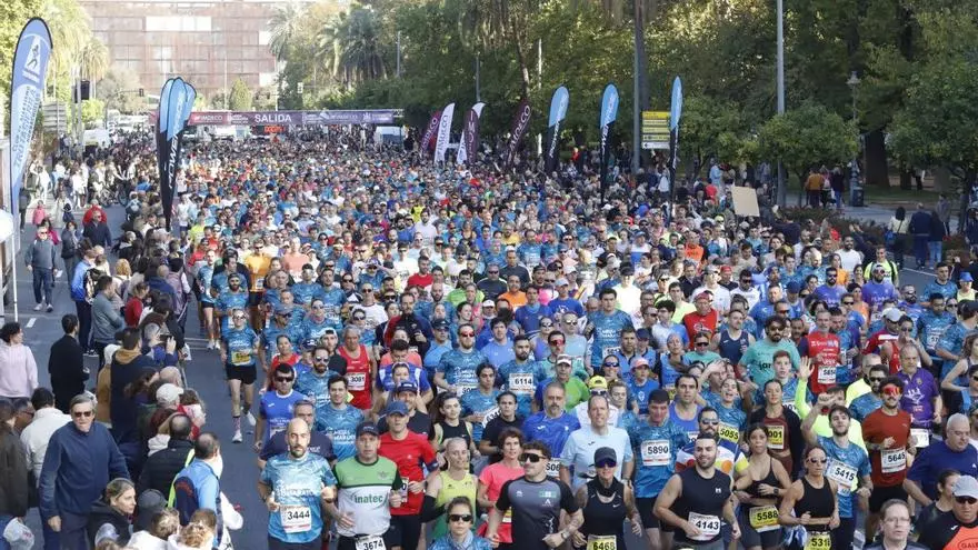 La espectacular salida de la Media Maratón de Córdoba 2024