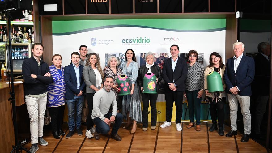 Ecovidrio homenajea a la hostelería de Málaga, que aporta más de la mitad de todo el vidrio que recicla la capital