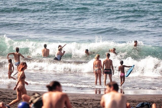 Playa Jardín, en Puerto de la Cruz