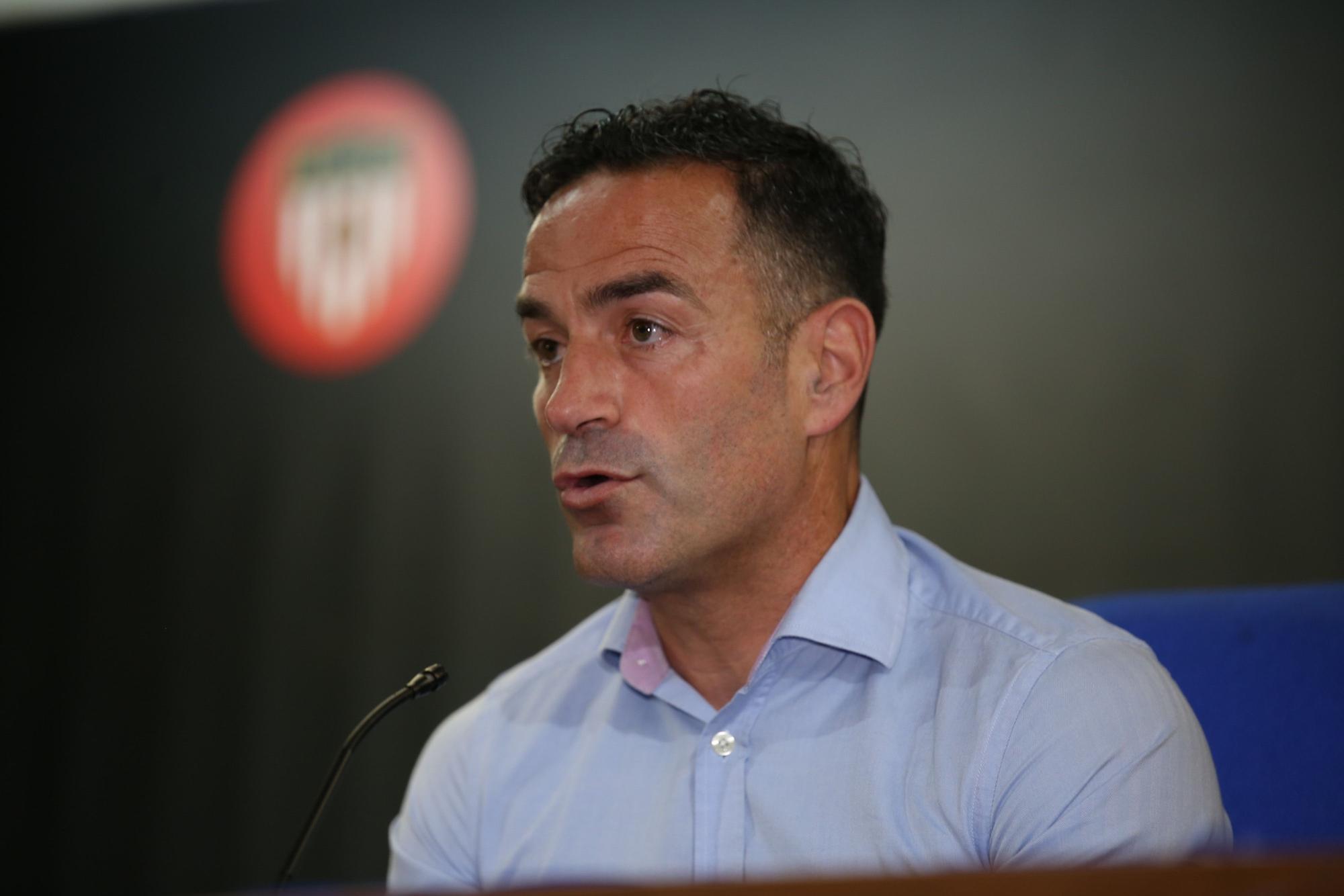 Presentación de Paco Peña como director deportivo del Hércules