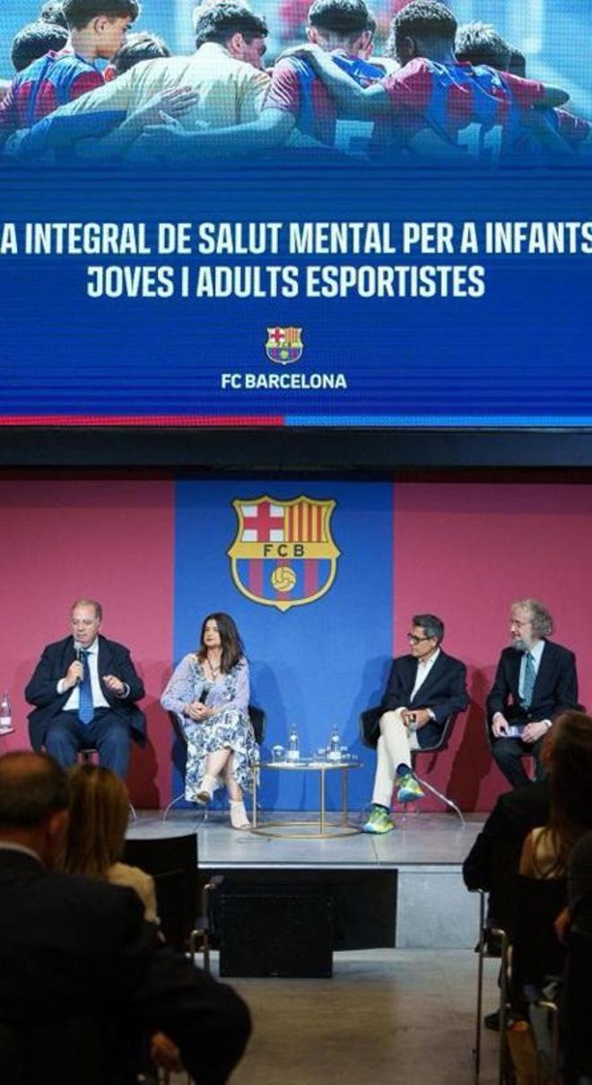 El Barça presenta un pla de salut mental per als nens del club
