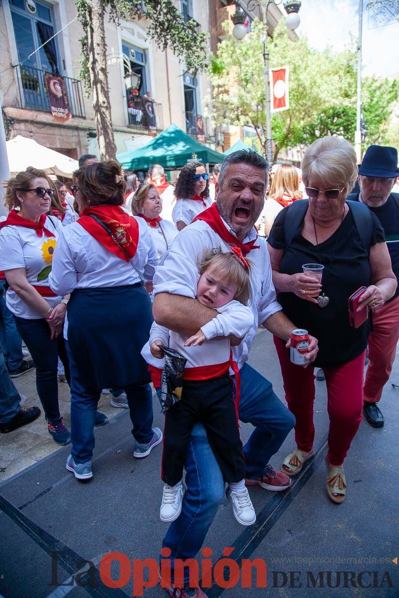 Recorrido Caballos del Vino día dos de mayo en Caravaca