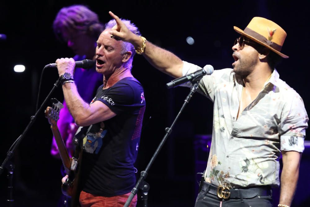 Sting y Shaggy, mano a mano en la cantera de Nagüeles.