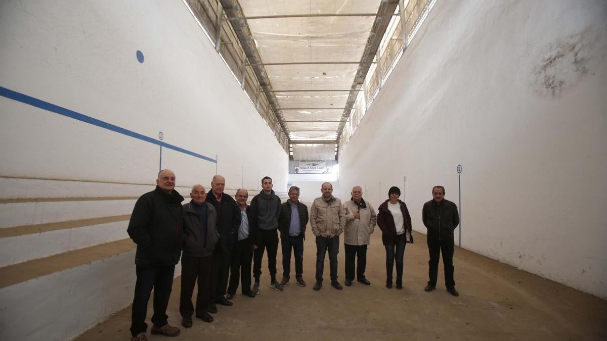 El trinquet d’Alginet, en una imatge d’arxiu