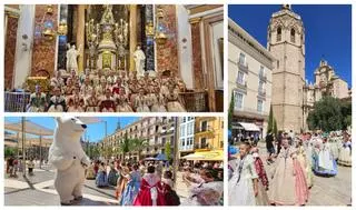 El centro de València recibe a las candidatas a Fallera Mayor Infantil 2025