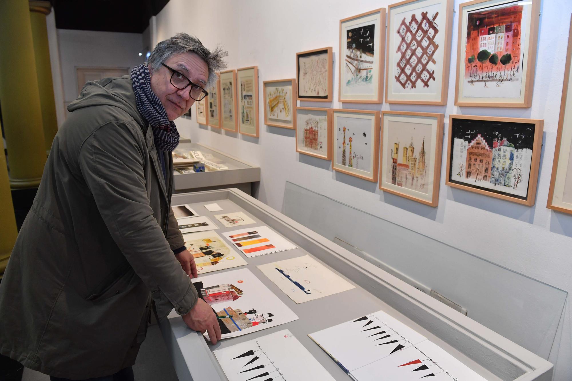 Javier Zabala inaugura exposición en A Coruña