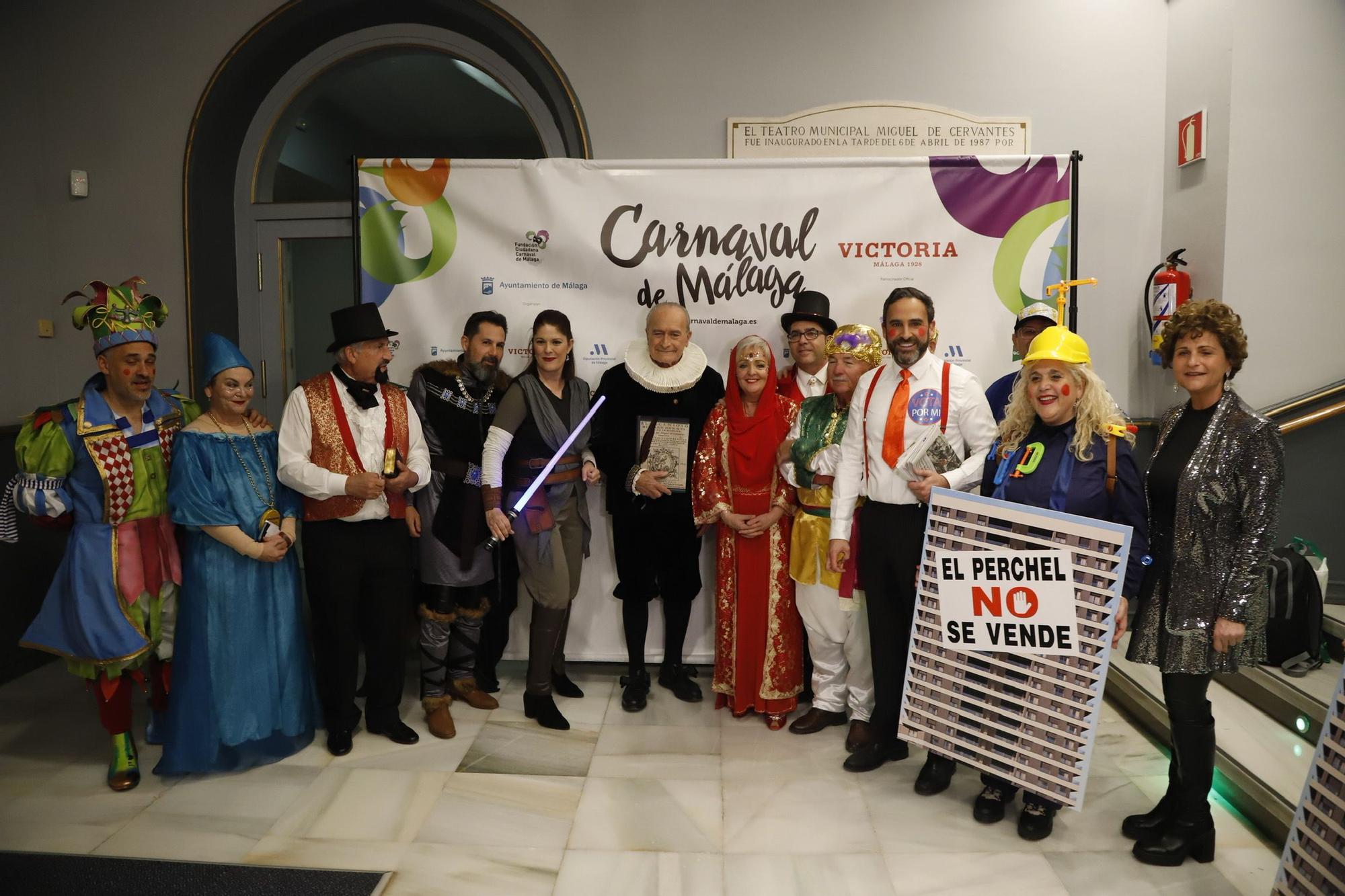 Photocall de la final de COAC del Carnaval de Málaga