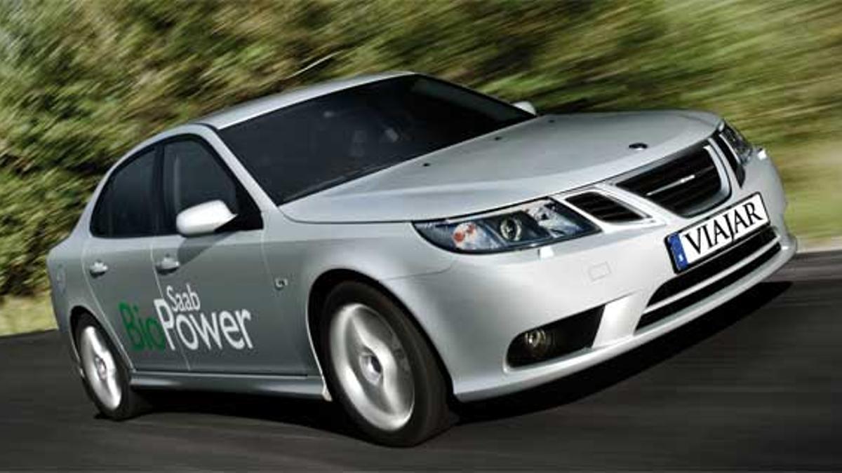 Saab 9-3 2.0t Biopower, una berlina ecológica (usa etanol) y potente