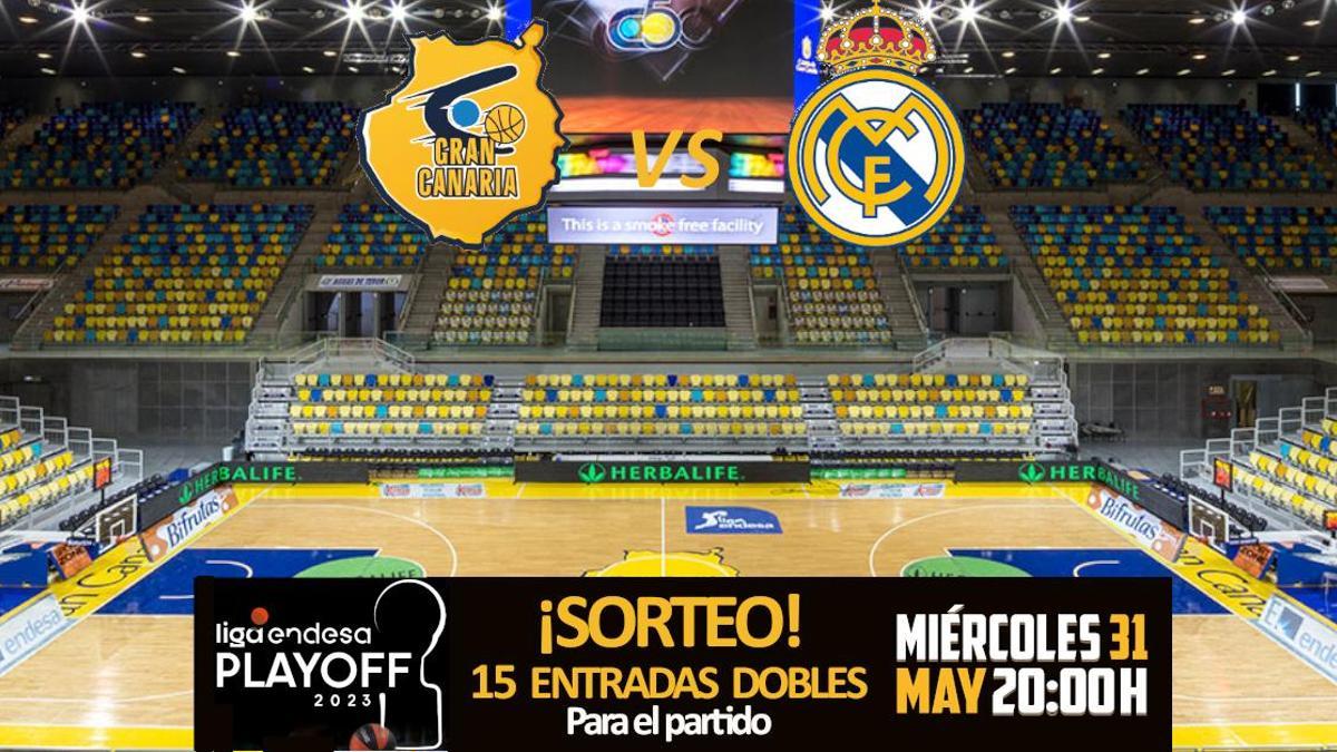 SORTEO: LA PROVINCIA sortea entradas para el partido de playoff CB Gran Canaria - Real Madrid