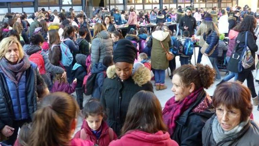 Activitat en el mercat que l&#039;escola Fedac Sant Narcís va organitzar la setmana passada.