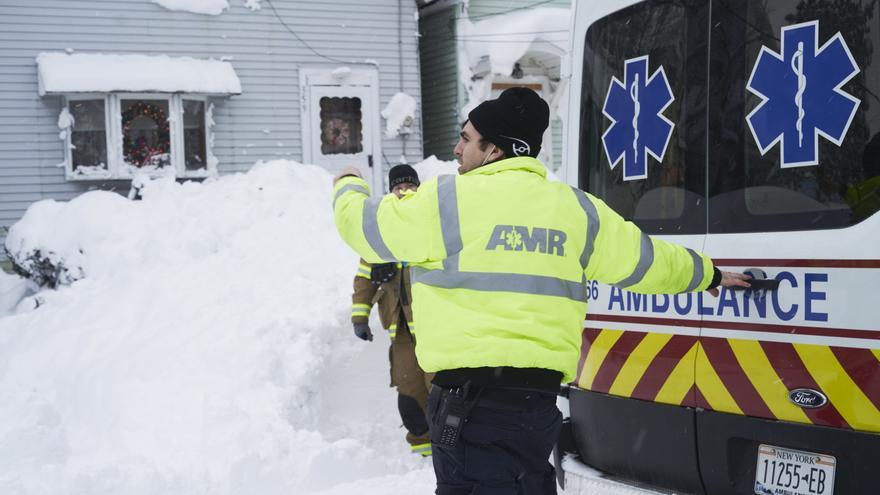 La tormenta de frío congela completamente un restaurante del norte de Nueva York