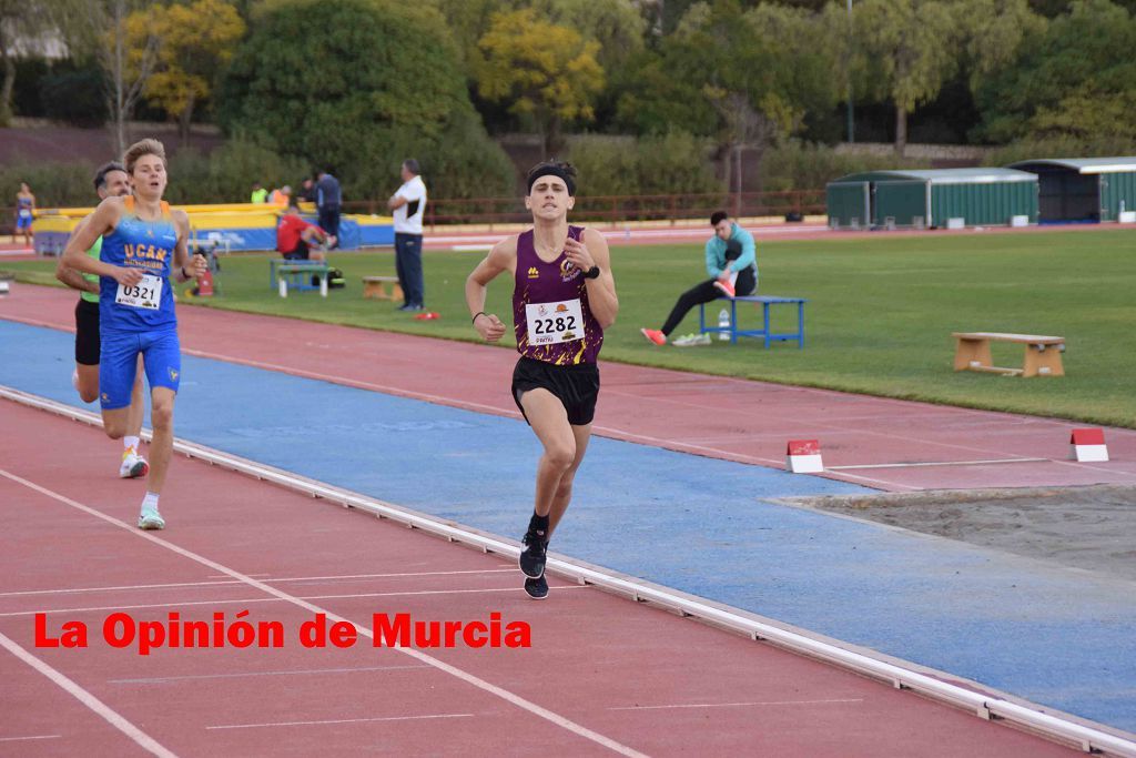 Regional absoluto y sub-23 de atletismo en Lorca