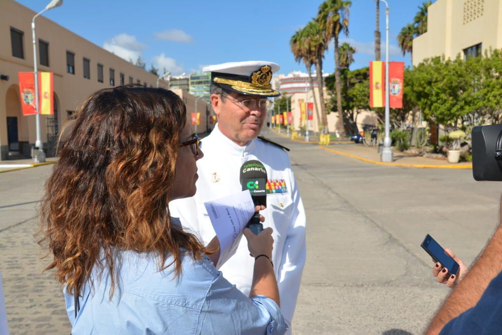 Visita del Almirante de la Flota al Mando Naval de Canarias