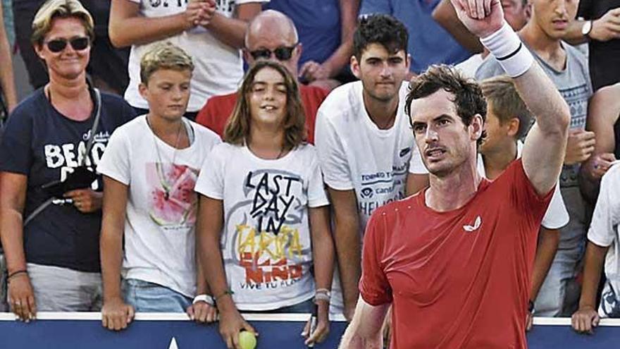 Murray pasa el rodillo pero Vives se despide dando la cara en el Rafa Nadal Open