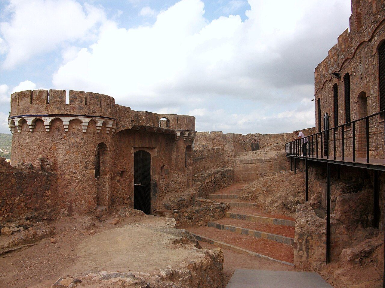 El interior del Castillo de Onda en Jaén