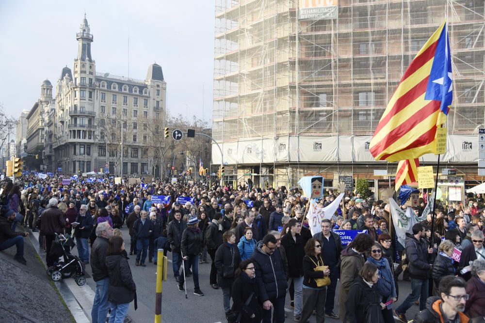 Manifestació per l''acollida de refugiats