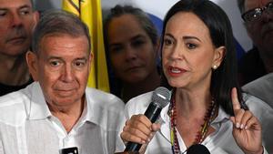 María Corina Machado declara a Edmundo González Urrutia como el "nuevo presidente electo" de Venezuela