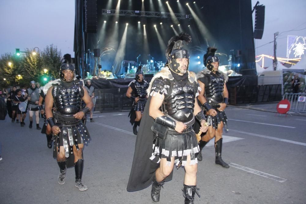 El festival ''Keltia'' llena de romanos Cangas